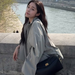 발렌시아가 르 셋 숄더백 미디엄 블랙 (노윤서 착용)